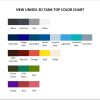 tank top color chart - Frasier Merch