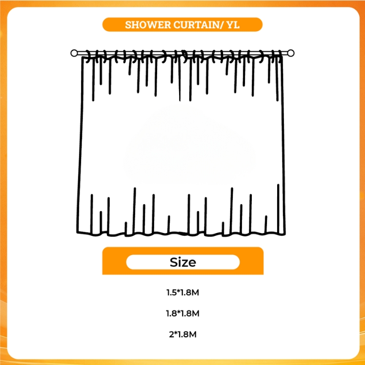 3D shower curtain - Frasier Merch