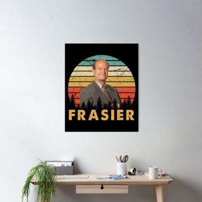 Alternative view of Vintage Frasier Portrait Poster