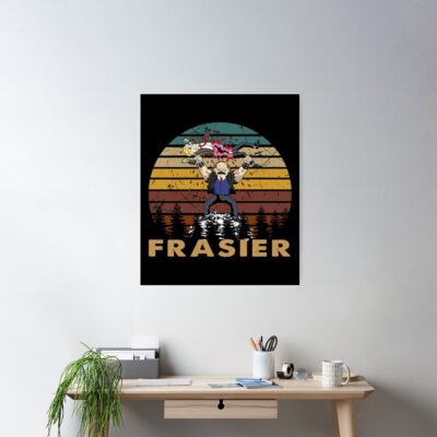 Alternative view of Vintage I Am Listening Dr Frasier Poster