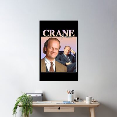 Alternative view of Frasier Crane Vintage Retro Design Poster