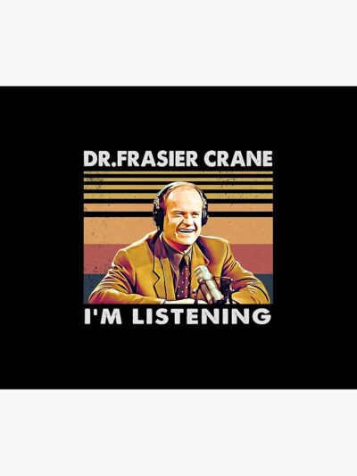 Alternative view of Retro I Am Listening Dr Frasier Tapestry