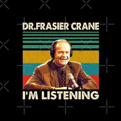 Alternative view of Dr Frasier Crane I'm Listening Tote Bag