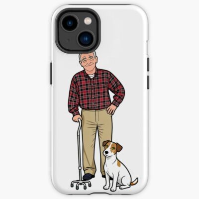 Frasier Martin Crane And Eddie The Dog Iphone Case