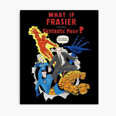 Frasier Fantastic Four 90S Aesthetic Design Poster