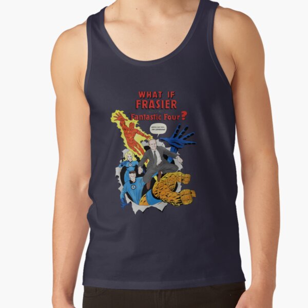 Frasier Fantastic Four 90S Aesthetic Design Tank Top - Image 5