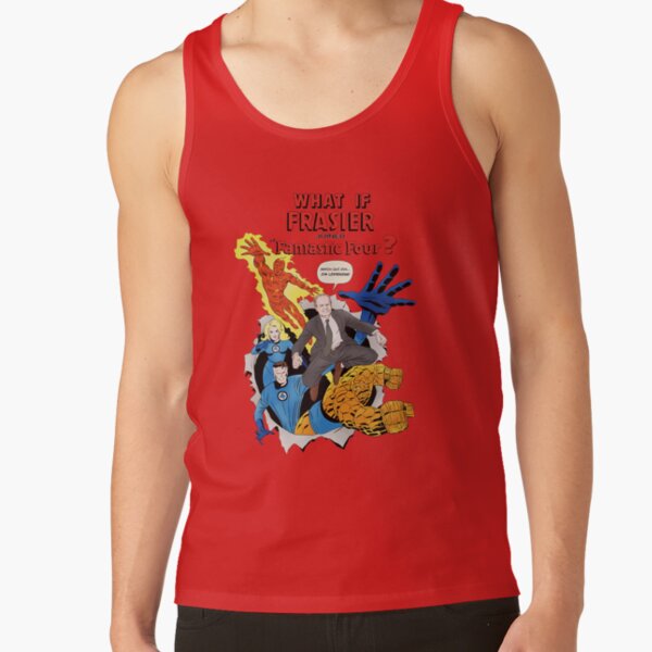 Frasier Fantastic Four 90S Aesthetic Design Tank Top - Image 4
