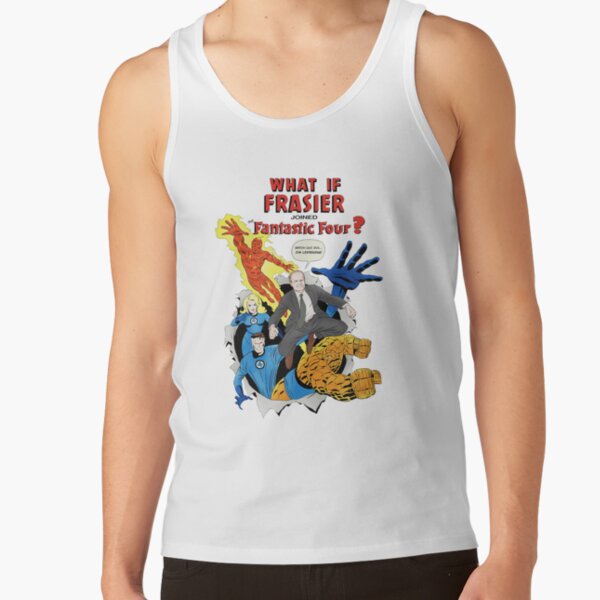 Frasier Fantastic Four 90S Aesthetic Design Tank Top - Image 2