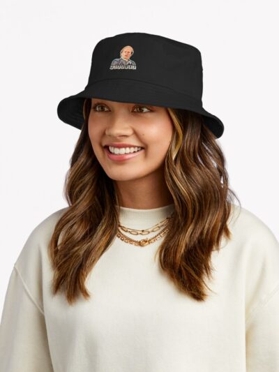 Alternative view of A Shocked Crane Bucket Hat