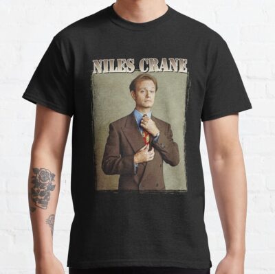 Niles Crane Vintage Retro Gift Fan T-Shirt