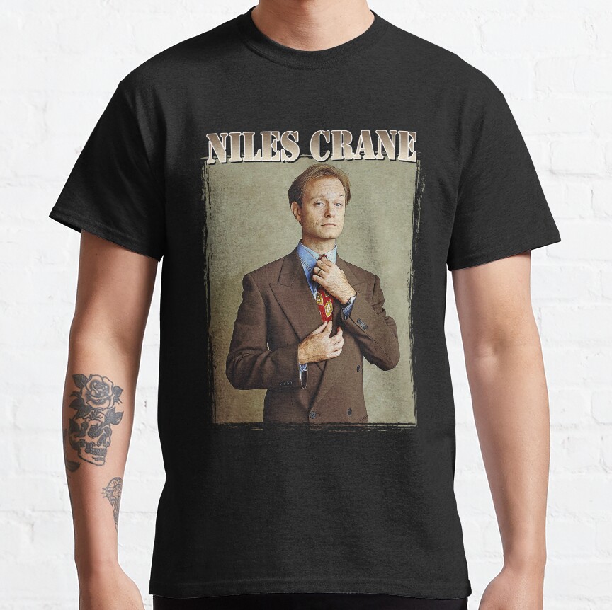 Niles Crane Vintage Retro Gift Fan T-Shirt