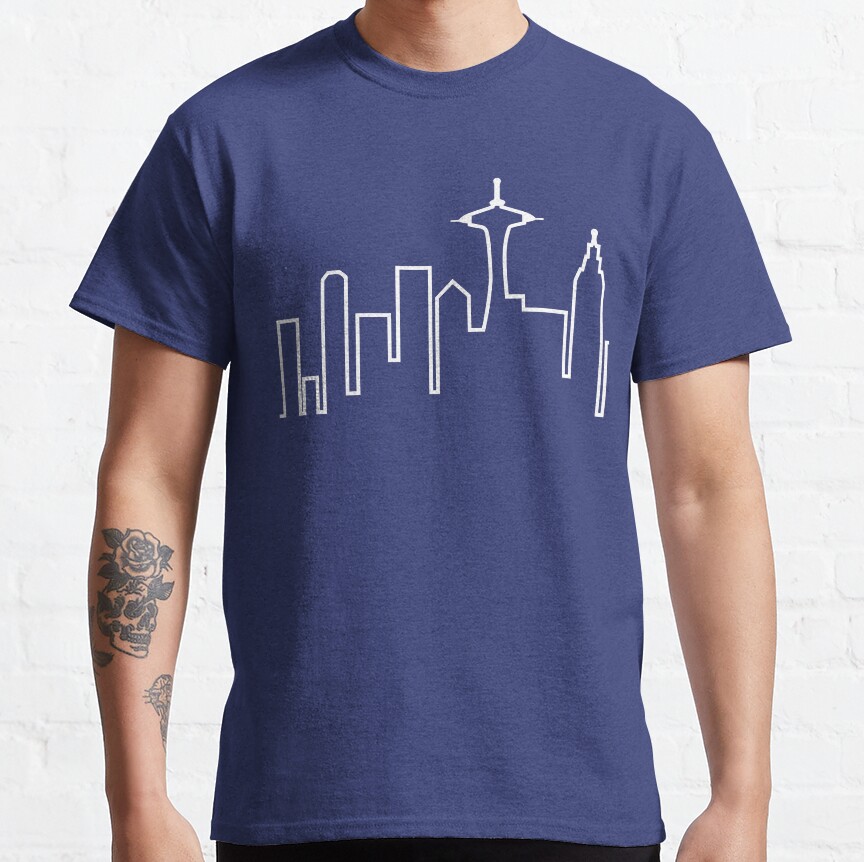 Seattle Skyline Frasier T-Shirt - Image 5