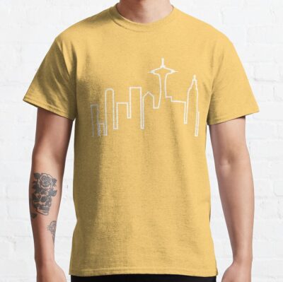 Alternative view of Seattle Skyline Frasier T-Shirt