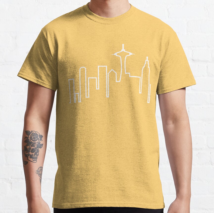 Seattle Skyline Frasier T-Shirt - Image 2