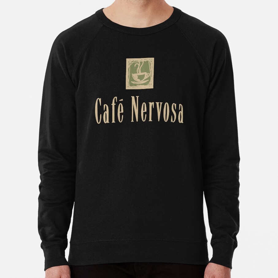 Cafe Nervosa Sign Frasier Seattle Sweatshirt - Image 5