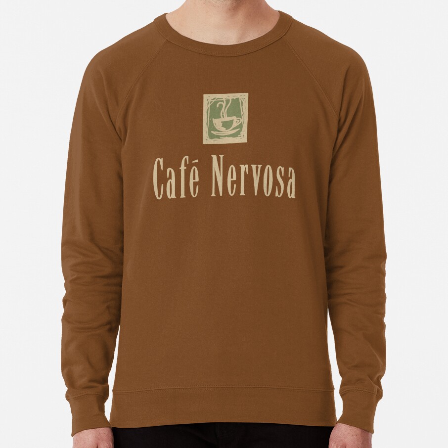 Cafe Nervosa Sign Frasier Seattle Sweatshirt