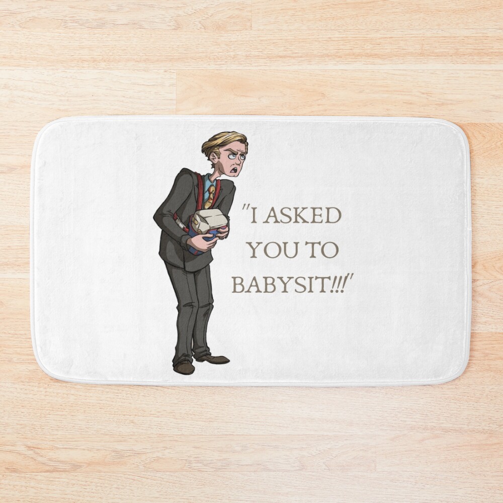 Frasier Fan Art Niles Crane Bath Mat