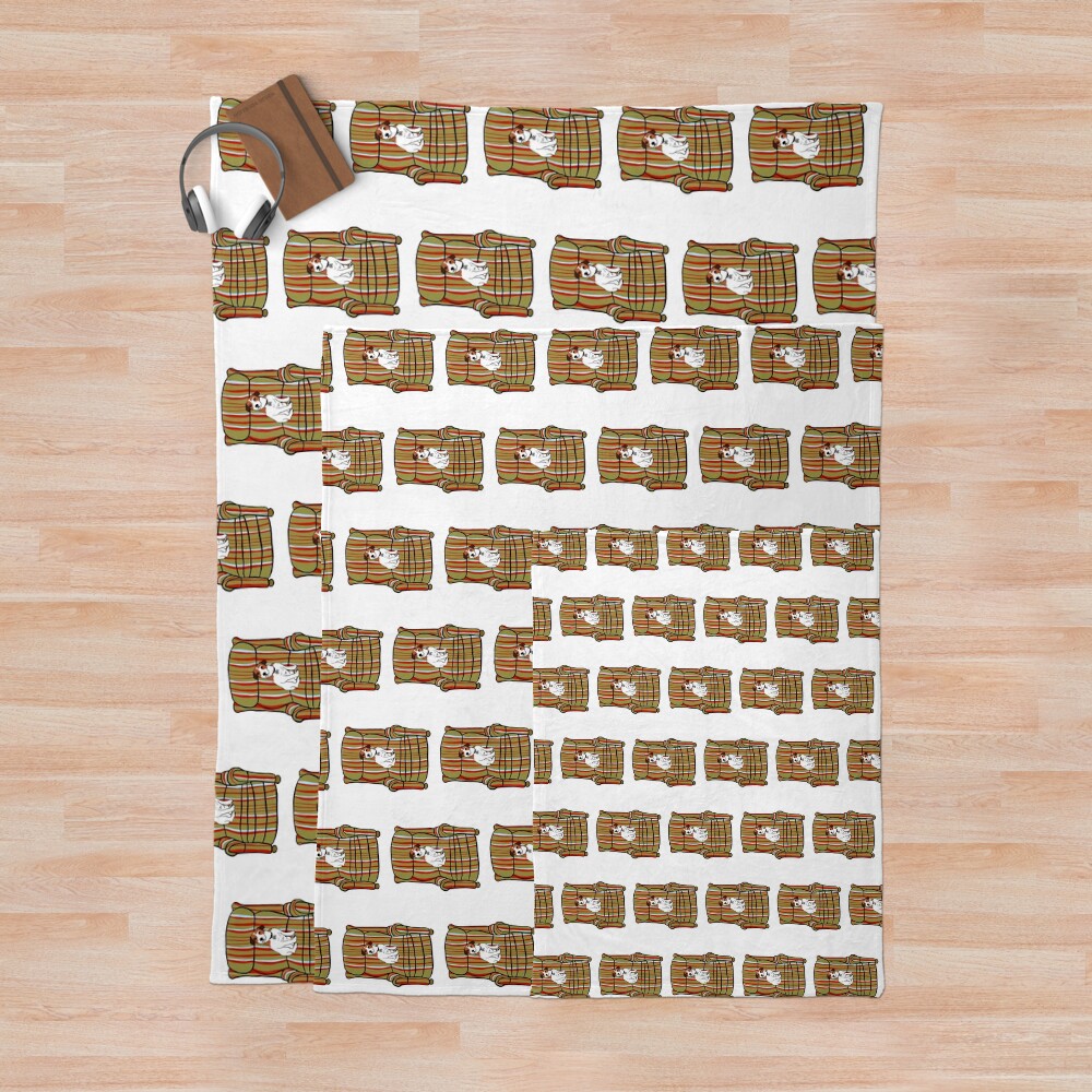 Frasier Eddie And The Chair Throw Blanket - Image 3