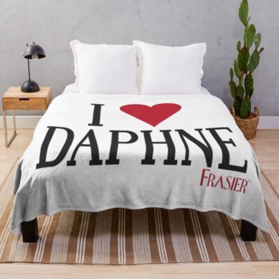 Frasier I Love Daphne Throw Blanket