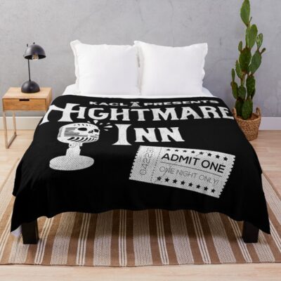 Frasier Nightmare Inn Vintage Version Throw Blanket