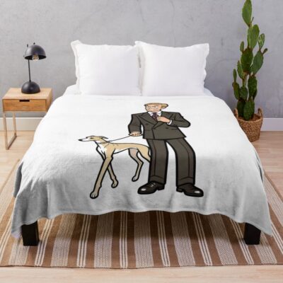 Frasier Niles Two Dozen And One Greyhounds Throw Blanket