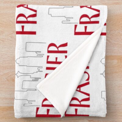 Alternative view of Frasier Crane Frasier Show Kacl Radio Throw Blanket