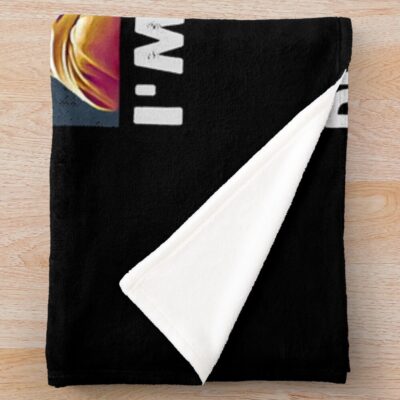 Alternative view of Retro I Am Listening Dr Frasier Throw Blanket