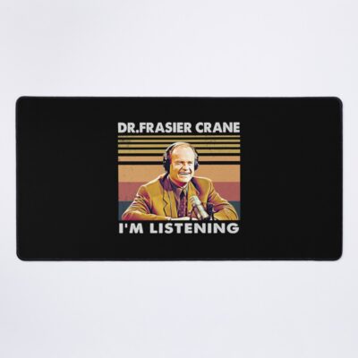 Retro I Am Listening Dr Frasier Mouse Pad