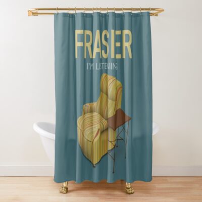 Frasier TV Series Poster Shower Curtain
