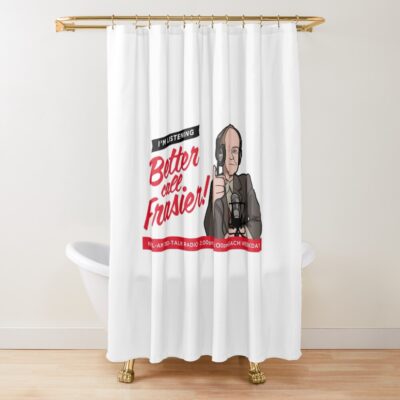 Better Call Frasier Gift Fan Shower Curtain