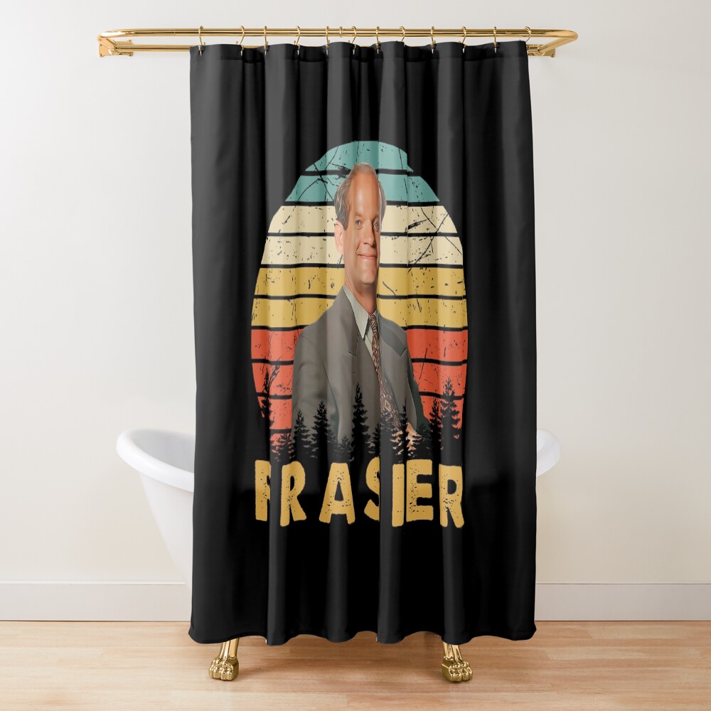 Vintage Frasier Portrait Shower Curtain